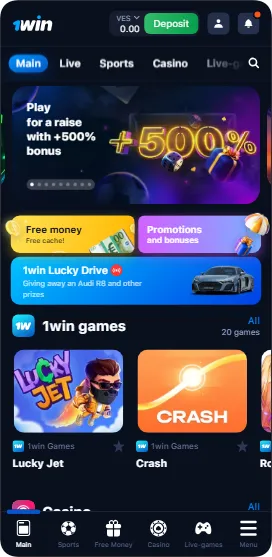 1Win Registro y Login